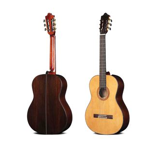 Guitare en palissandre de 39 pouces faite à la main Cordes en nylon <span class=keywords><strong>classique</strong></span> 6 <span class=keywords><strong>classiques</strong></span> - Product Image 2