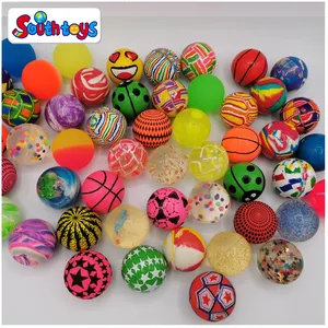 Colección super-pelota que rebota de 45mm, perfecta para máquina expendedora, 50 unidad/bolsa