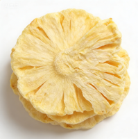 Gedroogde hele ananas zoete smaak 500g knapperig fruit voor sap/bakkerij/snacks/poeder groothandel 0 suiker 0 vet 0 toevoegingen
