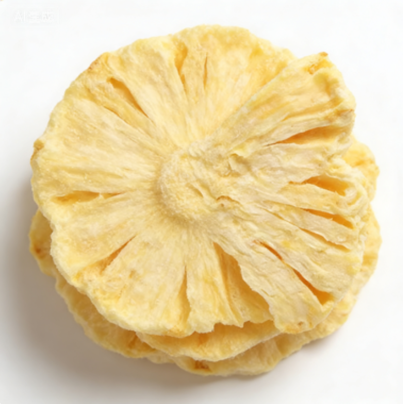 Freeze Dried Pineapple Pieces Organic Crispy