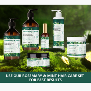 Aceite Esencial de Romero y Menta Orgánico de Marca Privada para el Cuidado del Cabello, Aceite Fortalecedor para el Cuero Cabelludo y el Cabello, 100 ml - Product Image 2