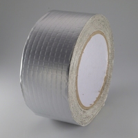 Ruban adhésif en aluminium et butyl auto-adhésif, étanche, pour la réparation des fuites de toiture, ruban d'étanchéité en caoutchouc pour la construction, les tuyaux, les toitures métalliques