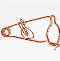 Trampa para Topos de Metal Resistente, Trampa para Topos con Resorte de Alambre, Trampa Profesional para Control de Plagas de Jardín, Clip para Eliminar Topos con Recubrimiento de Cobre