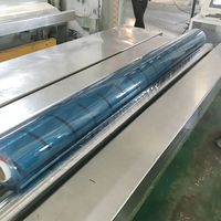 Film PVC transparent super clair et résistant à l'humidité, en rouleau, fourni par l'usine, souple et personnalisable pour le revêtement des parapluies pliants