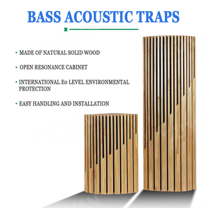 Difusores acústicos de madera maciza de diseño moderno Trampa de estudio de sonido de baja frecuencia con basstraps Corner - Product Image 5