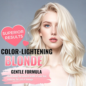Décolorant pour cheveux, <span class=keywords><strong>poudre</strong></span> décolorante professionnelle pour salon, haute performance, jusqu'à 9 niveaux de décoloration pour les mèches et l'éclaircissement des cheveux - Product Image 3