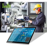 Panneau entièrement en aluminium de 15.6 pouces J1900 PC avec écran tactile capacitif tout en un ordinateur Stock disponible