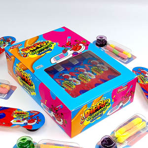 Vente en gros de 20g de bonbons gommeux fruités gelée aigre dans une boîte de <span class=keywords><strong>sauce</strong></span> Halal certifié bonbons sucrés en vrac - Product Image 2