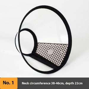 Isabelino estilo moderno suave antiarañazos mordedura gato perro grande Collar cinta decoración sólido Anti-lamer lesiones mascota cabeza Collar - Product Image 6