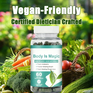 OEM-Chlorophyll-Kapseln-Entfernen Sie natürlich Körpergeruch, erfrischen Sie Unterarme, Atem und privaten Bereich - Product Image 4