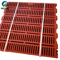 Équipement d'élevage 600*400mm Lamelle en plastique pour sol en plastique pour porcherie
