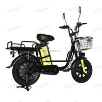Sepeda Listrik Pabrik OEM Harga Murah Motor 1000W Baterai Besar 60V30AH dengan Bagasi untuk Pengiriman Makanan
