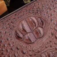 Produsen dompet kulit buaya asli modis dompet koin kustom dompet kulit untuk pria dompet kartu id untuk pria
