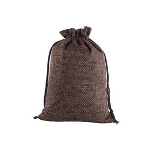 Custom Logo Eco Friendly Natural Linen Drawstring <b>Bag</b> Reusable Jute <b>Gift</b> Pouch for Jewelry and Wedding Favor - Product Image 2