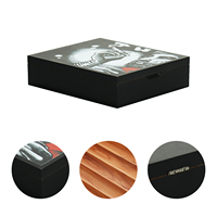 Cadeau de rangement décoratif unique au design de luxe Boîte à cigares en bois emballage de tabac Petite boîte à cigares en bois Humidor