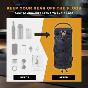 Sac de sport magnétique unisexe, petit sac de sport avec porte-bouteille magnétique pour la salle de sport, les voyages et le cyclisme - Product Image 5