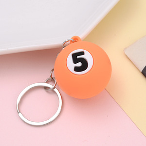 Llavero <span class=keywords><strong>de</strong></span> Billar <span class=keywords><strong>de</strong></span> PVC Mini en Colores Surtidos, Llavero Creativo con Forma <span class=keywords><strong>de</strong></span> <span class=keywords><strong>Anime</strong></span> para Colgar Decoraciones, el Mejor Regalo para Hombres - Product Image 6