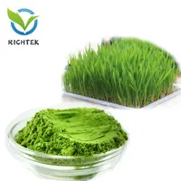 Extrato de erva orgânica para treino, pó verde puro de extrato de grama de baria, 100% natural