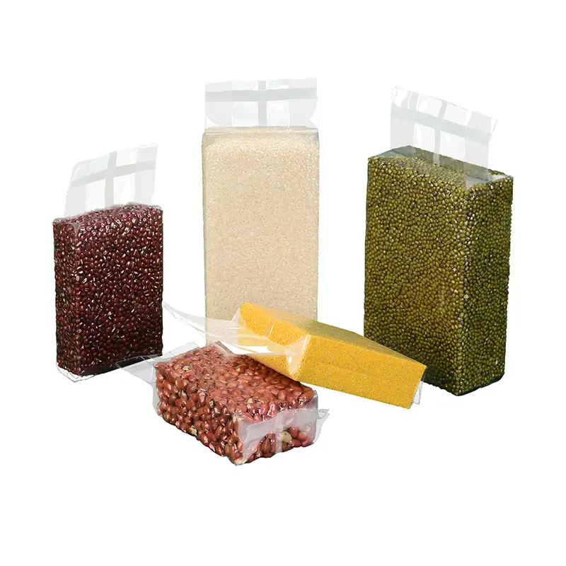 High Quality Clear Nylon Rice Bag Wholesale Price Offset Printing Recyclable Vacuum Packaging for Food Storage