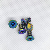 CM TA2 Titanium Hex Torx sekrup kepala tipis M2 M2.5 M3 M4 M5 M6