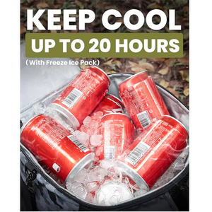 Özelleştirilmiş 100% sızdırmaz katlanabilir yumuşak soğutucu çanta 33 kutular siyah renk bira depolama 30L kapasiteli lüks Oxford malzeme - Product Image 5