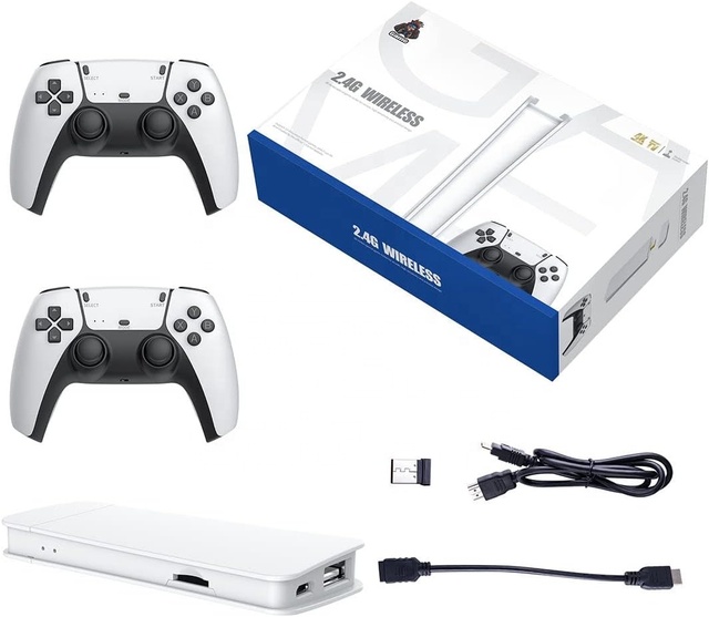 Choice M15 Game Console 4K Video Gaming Console Plug & Play Video TV Game Stick for TV Dual 2.4G Wireless Controllers
