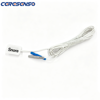 CERESENSO Patch Microphone Piezoélectrique Jetable pour Capteur Anti-Ronflement, pour Systèmes de Diagnostic d'Apnée du Sommeil (PSG)