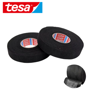 เทปผ้าสำหรับยานยนต์ <span class=keywords><strong>Tesa</strong></span> <span class=keywords><strong>51608</strong></span> ขนาด 19 มม. x 25 ม. ขายส่ง สำหรับพันสายไฟ ลดเสียงรบกวนสูง เทปกาวไฟฟ้า - Product Image 1