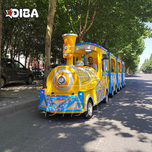 Train touristique électrique sans rail pour enfants et adultes, idéal pour les parcs d'attractions et centres commerciaux - Product Image 4