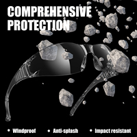 Nouvelles Lunettes de Sécurité New Star Anti-Rayures pour la Construction, Verres Transparents, Protection Oculaire Anti-Buée, Monture en Plastique pour Travaux Extérieurs