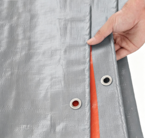 Bâche en polyester enduite de PE, imperméable, résistante aux déchirures, anti-UV, coupe-vent pour tentes extérieures et agriculture - <span class=keywords><strong>Poids</strong></span> moyen, personnalisable - Product Image 2