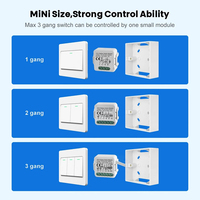 Module d'interrupteur Tuya ZigBee 3.0 10A pour maison intelligente, disjoncteur DIY 1 2 3 4 voies, prend en charge le contrôle bidirectionnel, compatible avec Alexa Google Home