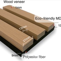 Panneau Acoustique Cinéma Amovible en MDF 3D Noir Écologique NRC 0.8 Haute Réduction du Bruit Design Contemporain pour Bureau et Pièces