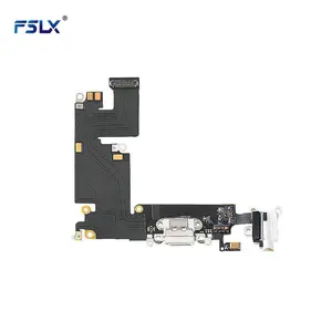 de carga Flex Cable USB muelle de cargador de conector de micrófono reparación de piezas de repuesto para iPhone 6 Plus