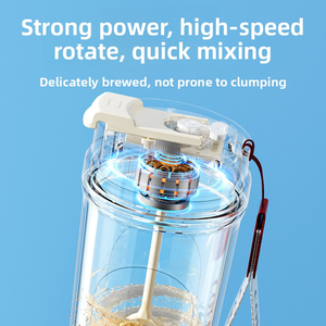 Tazza <span class=keywords><strong>da</strong></span> Caffè Autoagitante di Alta Qualità, Impermeabile, Antigoccia, in Plastica, 450ML, Elettrica con Agitatore Automatico <span class=keywords><strong>a</strong></span> Un Clic - Product Image 5