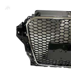 Griglia Anteriore Auto Nero Lucido Stile RS3 per <span class=keywords><strong>Audi</strong></span> <span class=keywords><strong>A3</strong></span> S3 8V dal 2013 al 2016 - Product Image 6