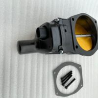 Corps de papillon CNC en aluminium de course 92mm 102mm Noir pour Chevrolet Corvette LS3 LS7 L99 LSX LSA