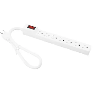 Wall Switch And Socket Triplet, Power Strip 7 Outlet with Surge Protector, Power Bar Extension Board Cord