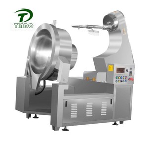 Máquina para hacer Jam CON MEZCLADOR, pasta de condimentos automática de gran capacidad, hervidor de cocina con camisa de vapor - Product Image 1