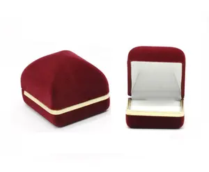 New products luxury ring box wholesale stock custom logo printed led jewelry box jewelry display
