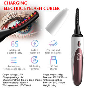 Electric <b>Eyelash</b> <b>Curlers</b> Rechargeable Lash <b>Curler</b> for Quick Natural Curling Eye Lashes 24 Hours Long Lasting - Product Image 2