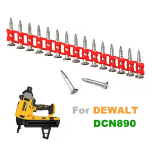 Clous en béton pour cloueuses sans fil - Type DCN890 Clous en bande plastique collés - Product Image 1