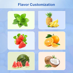 Bandes blanches aromatisées à la menthe et à la pêche Luxsmile marque privée boîte-cadeau rigide violette bandes de blanchiment des dents Premium - Product Image 4