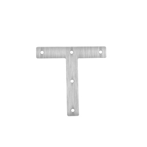 Support d'angle en forme de L en acier inoxydable 550, finition brossée, pour support d'armoire, connecteur durable - Product Image 2