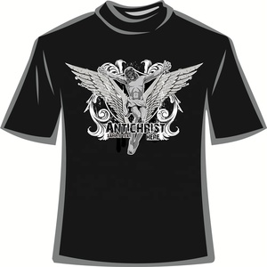 Conception de Crâne Avec Anges Personnalisé Transfert De Chaleur Impression Conception De <span class=keywords><strong>Vinyle</strong></span> - Product Image 5