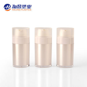 Envase cosmético plástico PP vacío blanco respetuoso con el medio ambiente <span class=keywords><strong>loción</strong></span> de suero 15ml 30ml 50ml botella de bomba sin aire - Product Image 1