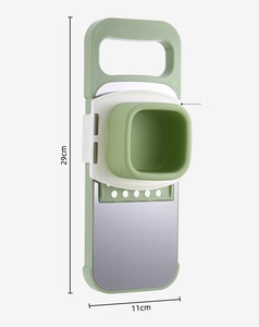 Ustensiles de cuisine en gros : Coupe-légumes multifonctionnel en acier inoxydable, râpe à pommes de terre, trancheuse à légumes ondulée - Product Image 2
