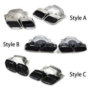 Punta de escape de acero inoxidable 304 para coche, punta de silenciador Quad AMG, tubo de escape para <span class=keywords><strong>Mercedes</strong></span> Benz GLE Class W167, hasta GLE63 de 2 pulgadas - Product Image 2