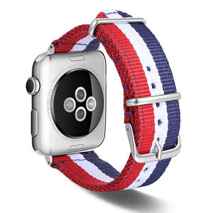 <span class=keywords><strong>Bracelet</strong></span> de montre en nylon couleur arc-en-ciel pour <span class=keywords><strong>Apple</strong></span> <span class=keywords><strong>Watch</strong></span> Band 38 40 41 42 44 45 49 Mm pour Iwatch Series 9 8 7 6 5 <span class=keywords><strong>Bracelet</strong></span> - Product Image 5