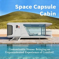 Capsule spatiale en aluminium Fullking, maison EPS, séjour en camping, cinéma en plein air, petit espace de vie multifonctionnel